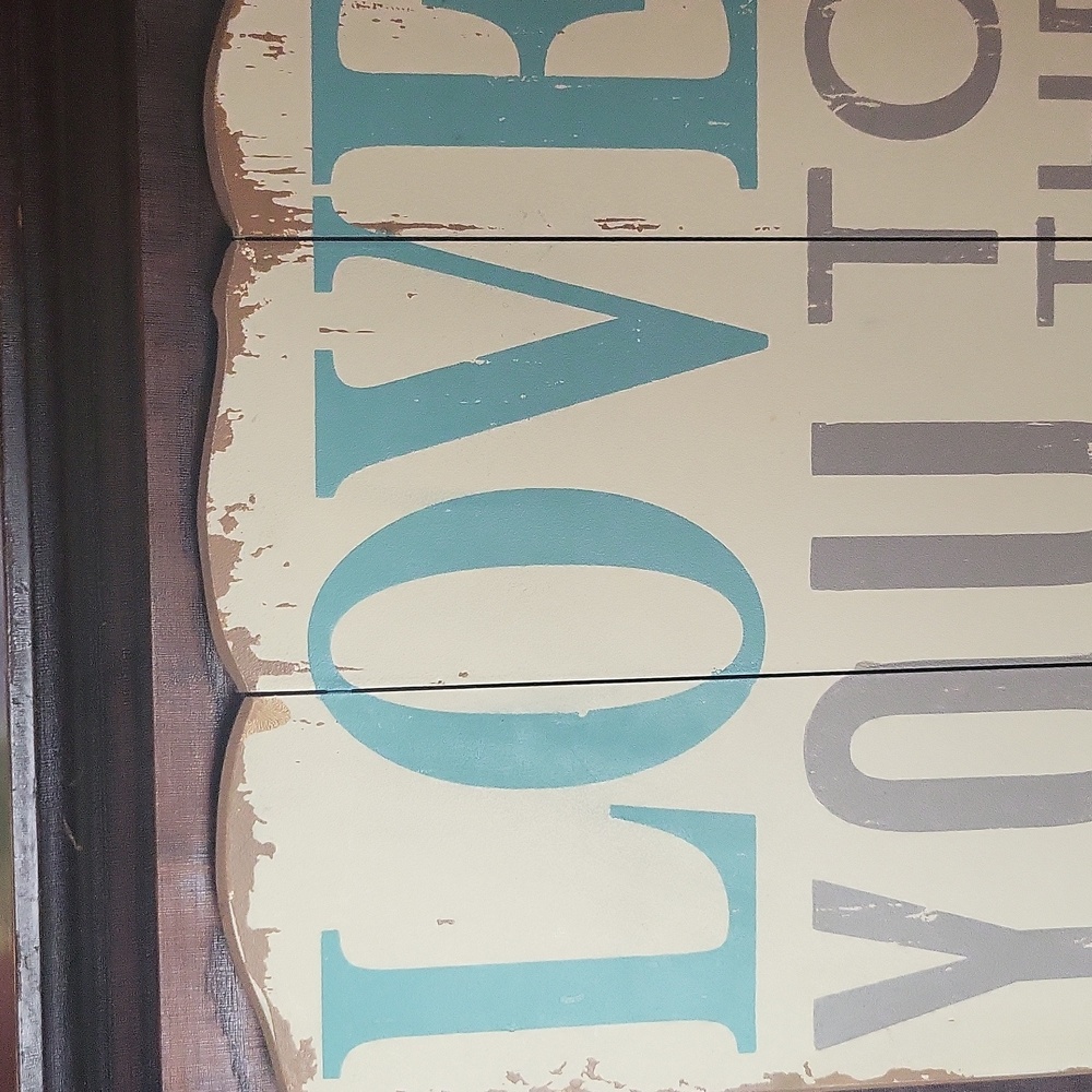Wall Art Love you to the moon and back (Rustic) - Picture 2 of 5